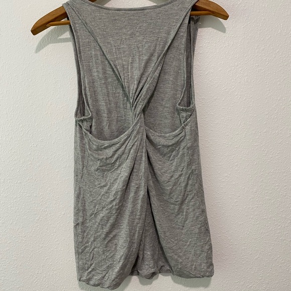 Athleta Gray Twist Back Tank SZ Small - Picture 3 of 3